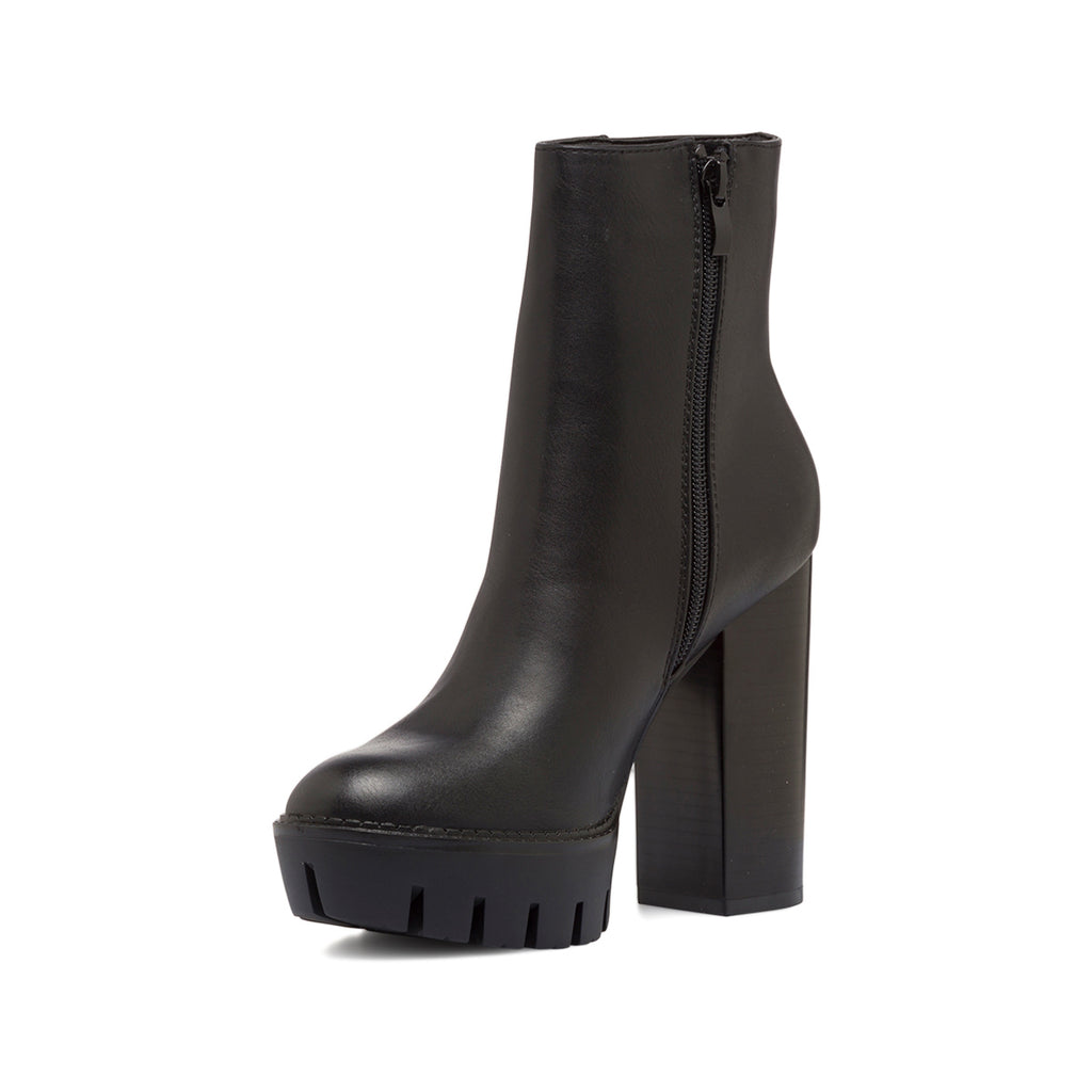 Stivaletti chunky neri da donna con tacco 12 cm Lora Ferres