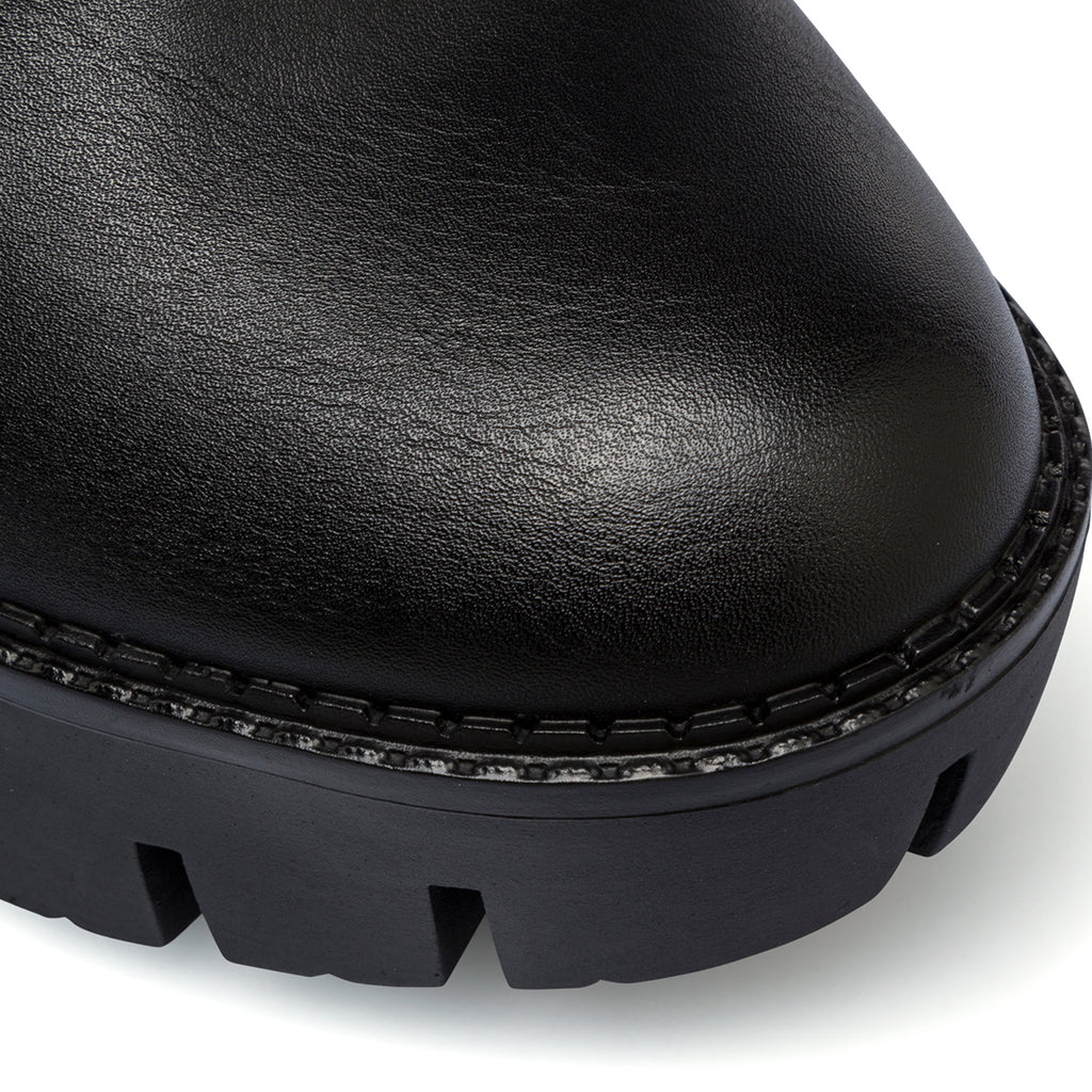 Stivaletti chunky neri da donna con tacco 12 cm Lora Ferres