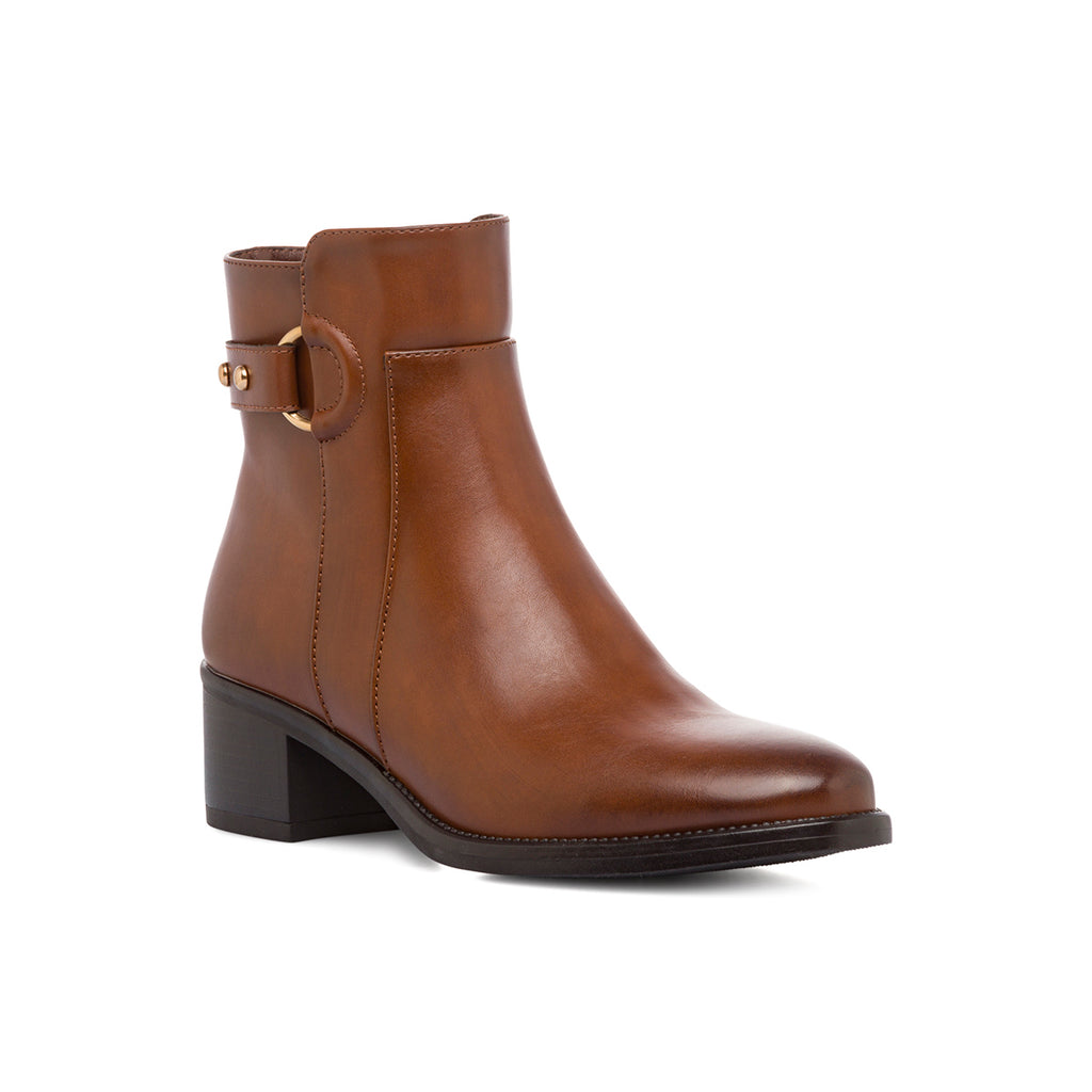 Stivaletti marroni con tacco 5 cm da donna Lora Ferres