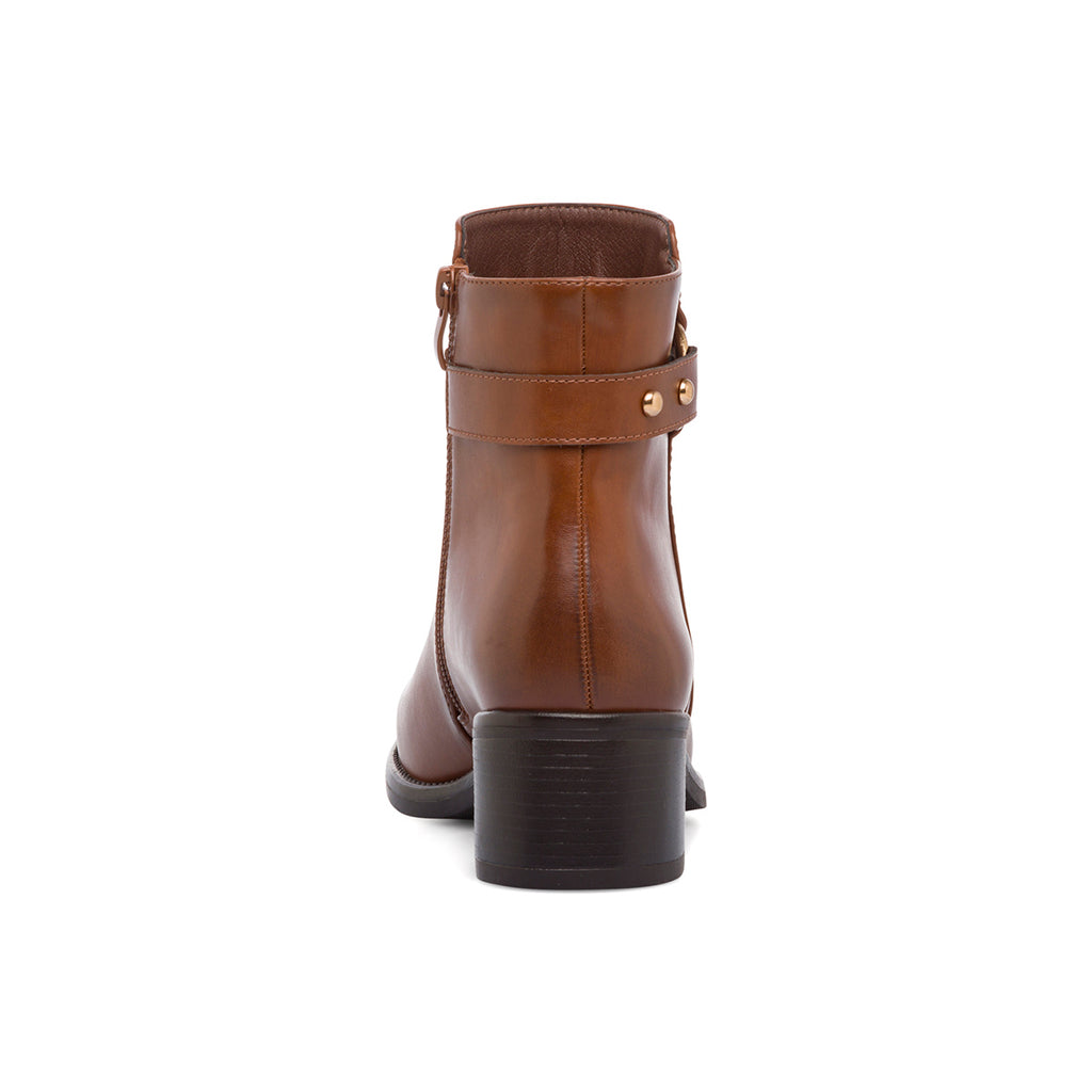 Stivaletti marroni con tacco 5 cm da donna Lora Ferres