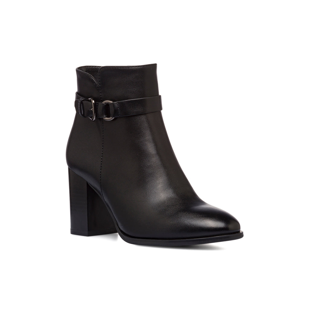 Stivaletti con tacco 7,5 cm da donna neri Lora Ferres