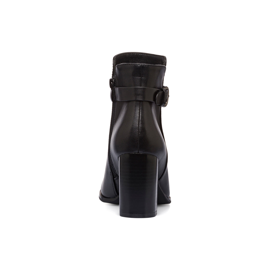 Stivaletti con tacco 7,5 cm da donna neri Lora Ferres