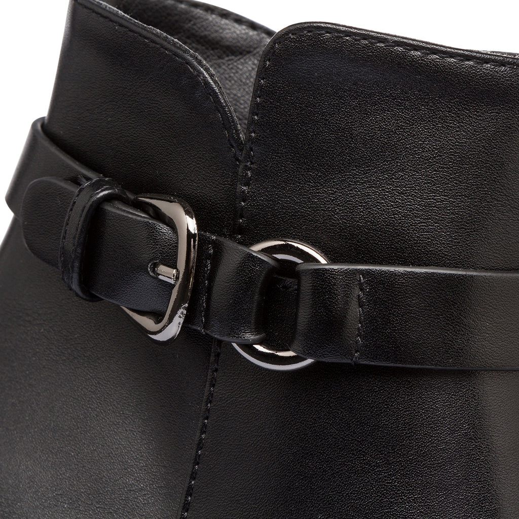 Stivaletti con tacco 7,5 cm da donna neri Lora Ferres