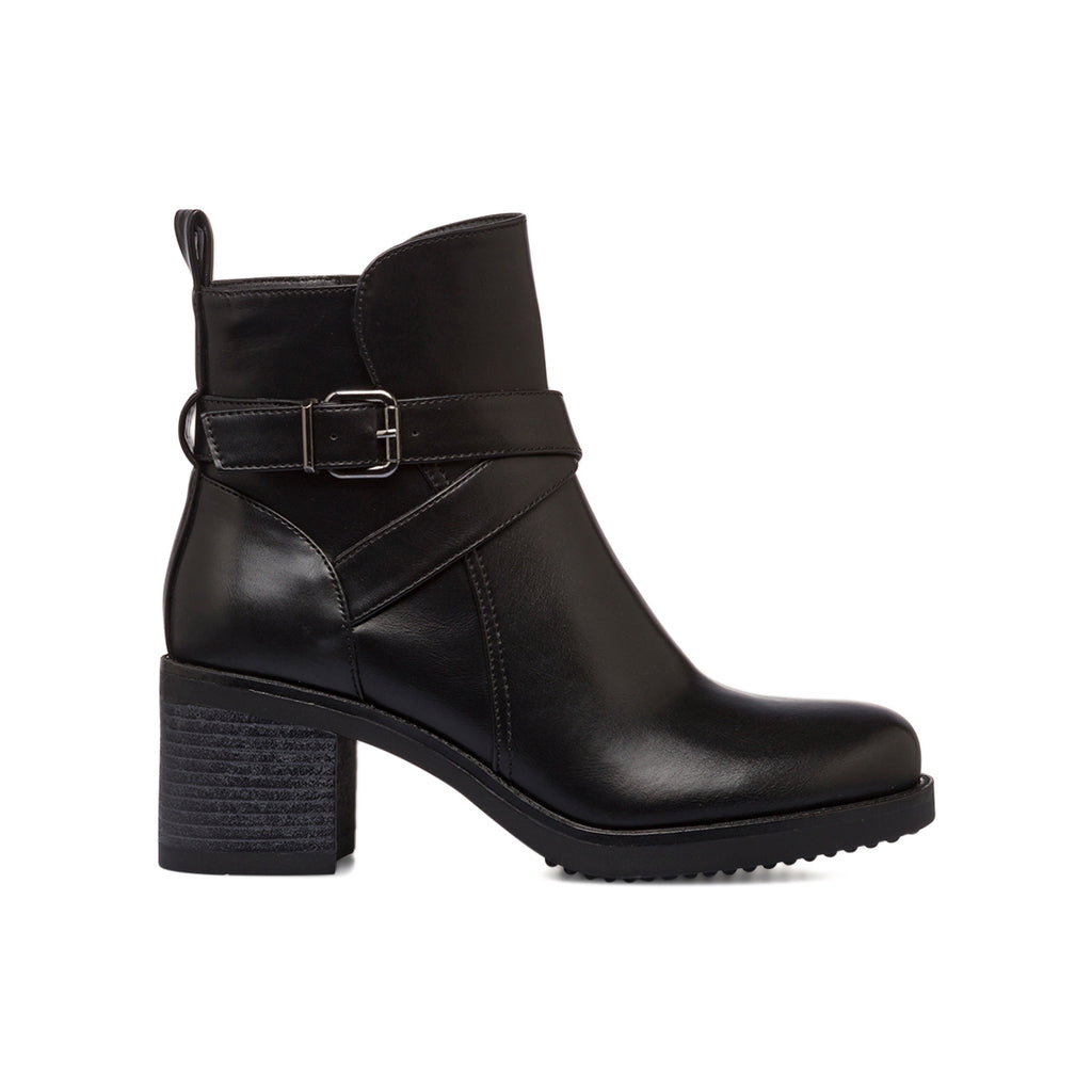 Stivaletti neri da Donna con fibbia Lora Ferres