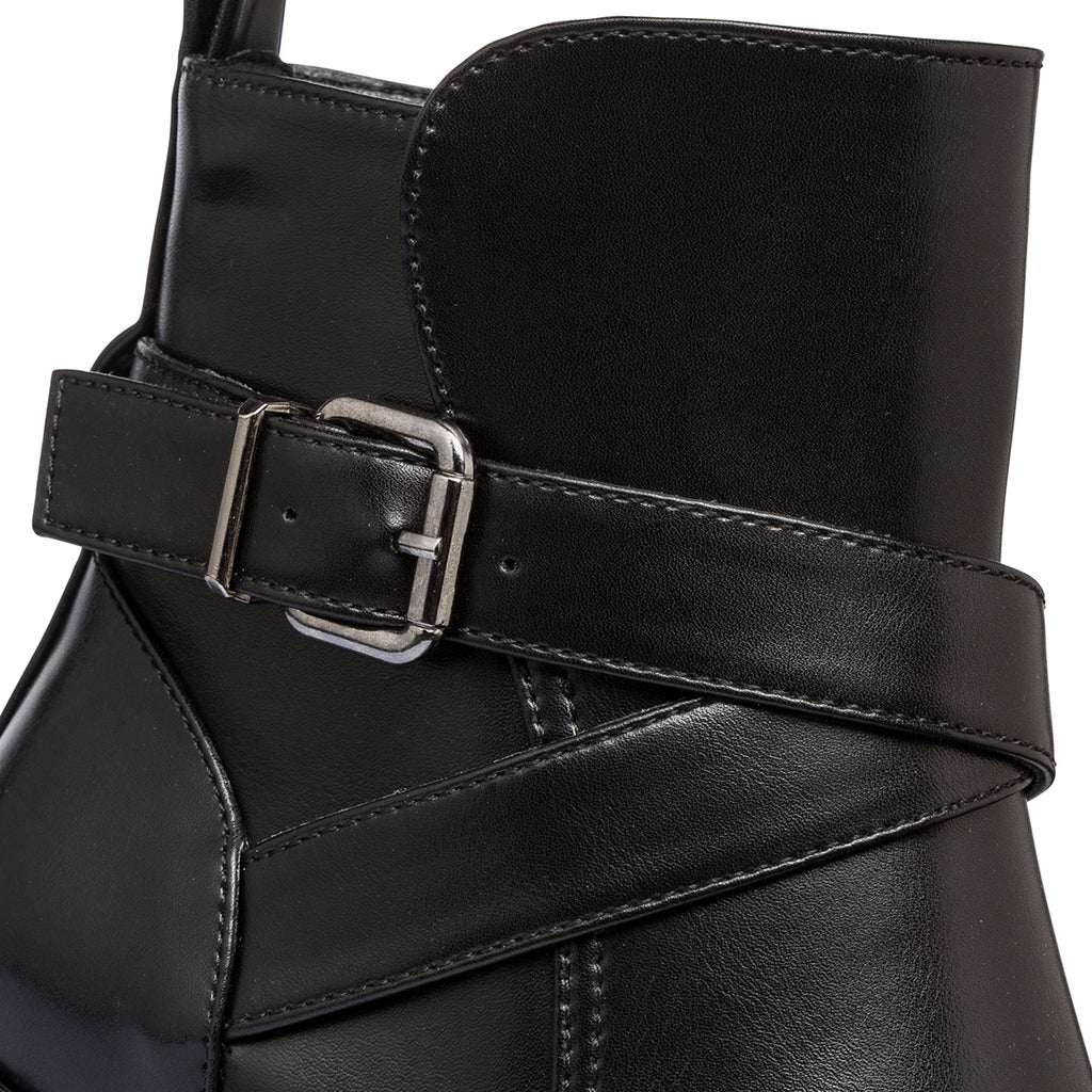 Stivaletti neri da Donna con fibbia Lora Ferres