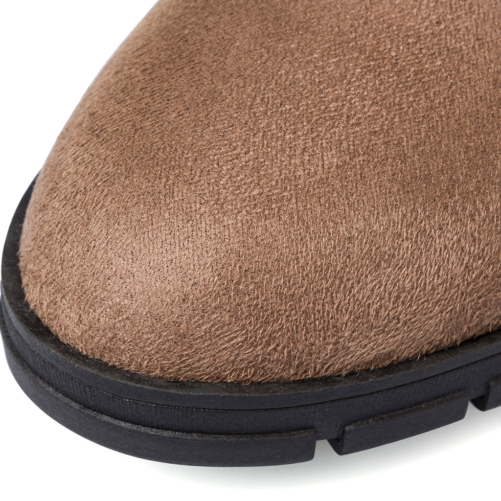 Stivaletti comfort taupe da Donna con tacco 7 cm P Soft