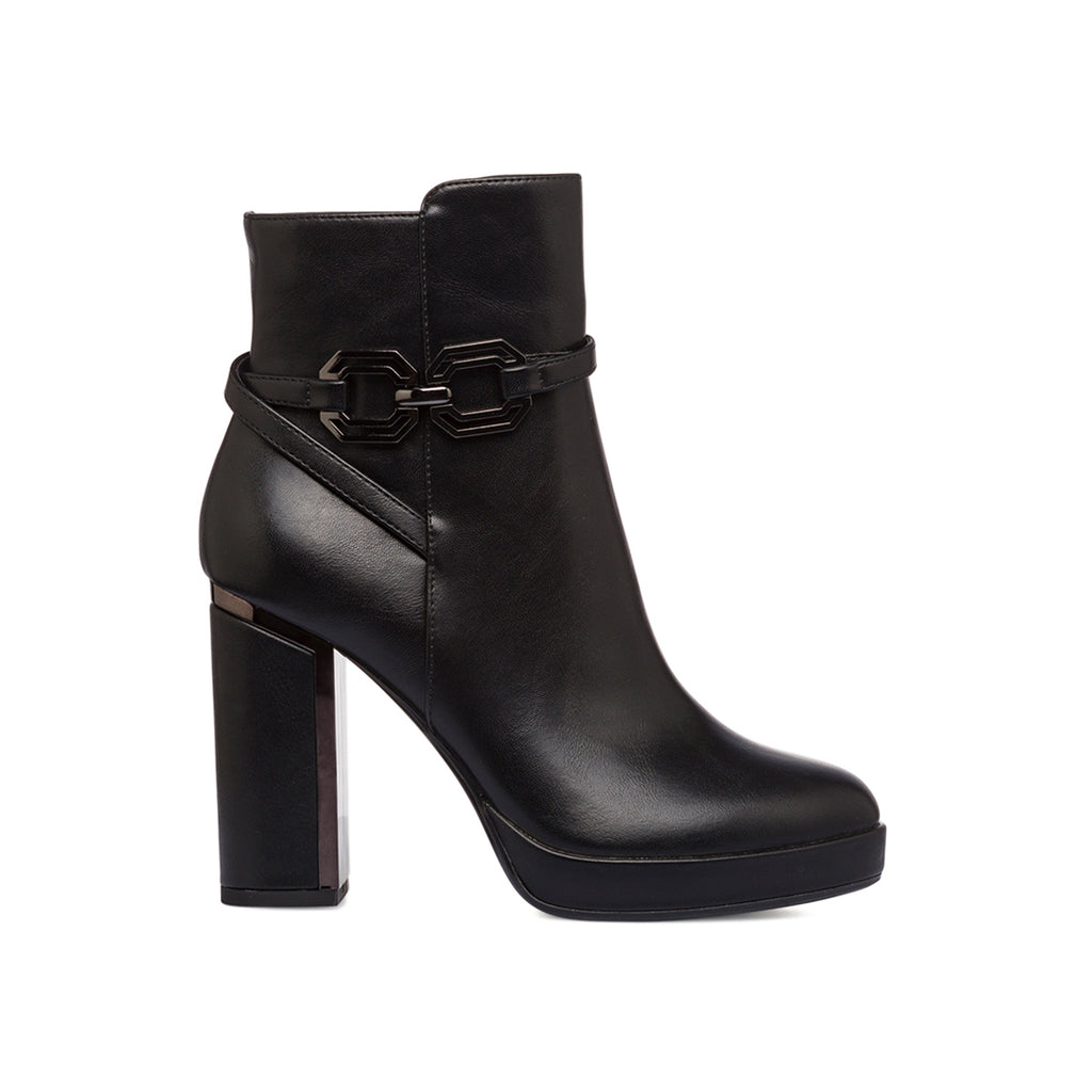 Stivaletti con tacco 10 cm e con dettaglio in metallo da donna Lora Ferres