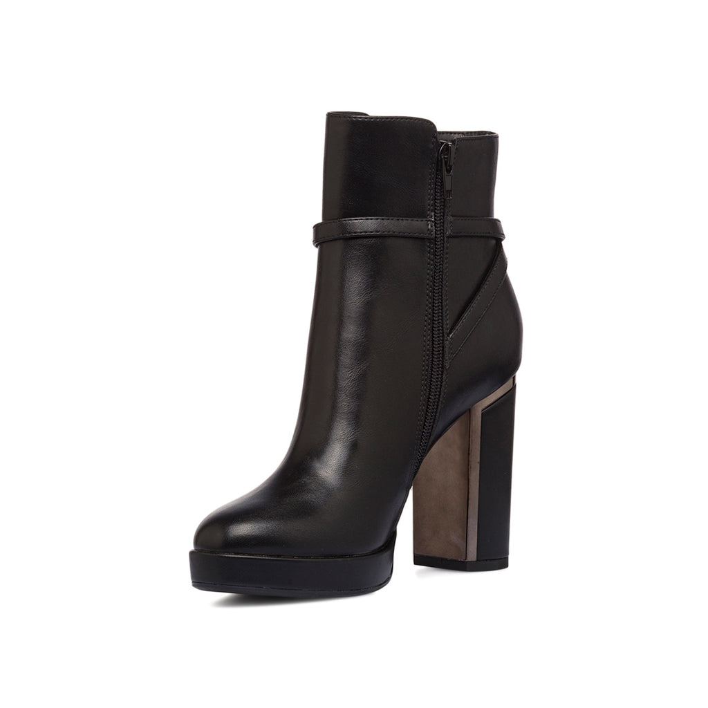 Stivaletti con tacco 10 cm e con dettaglio in metallo da donna Lora Ferres