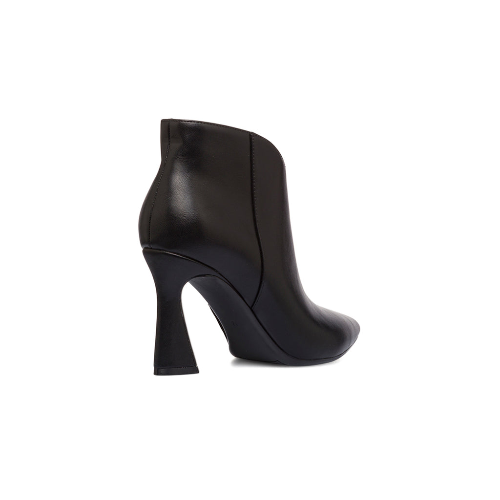 Stivaletti eleganti con tacco campana 9 cm neri da donna Lora Ferres