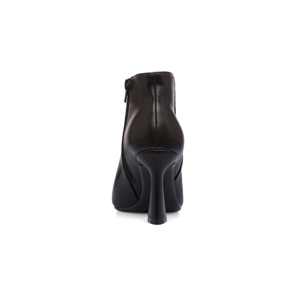 Stivaletti eleganti con tacco campana 9 cm neri da donna Lora Ferres