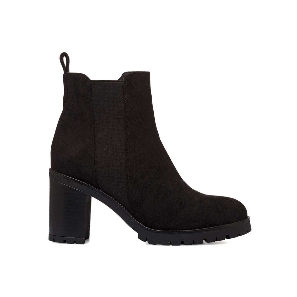 Stivaletti con tacco 8,5 cm neri da donna Lora Ferres