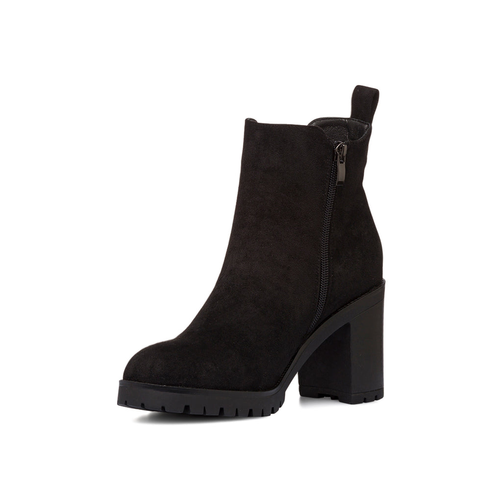 Stivaletti con tacco 8,5 cm neri da donna Lora Ferres