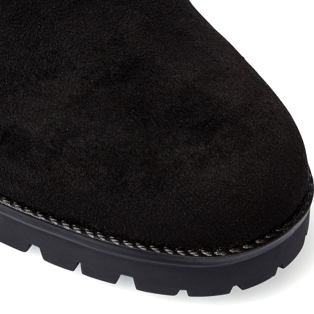 Stivaletti con tacco 8,5 cm neri da donna Lora Ferres