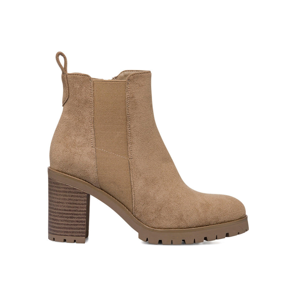 Stivaletti con tacco 8,5 cm taupe da donna Lora Ferres