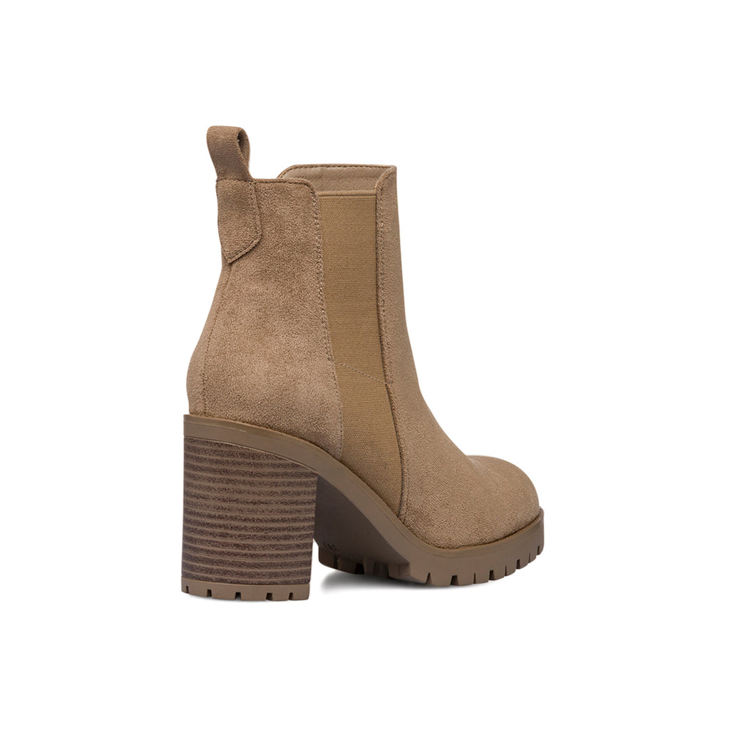 Stivaletti con tacco 8,5 cm taupe da donna Lora Ferres