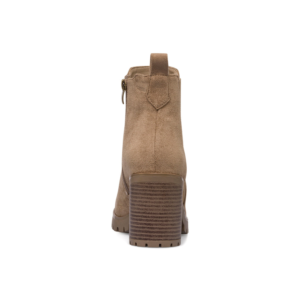 Stivaletti con tacco 8,5 cm taupe da donna Lora Ferres