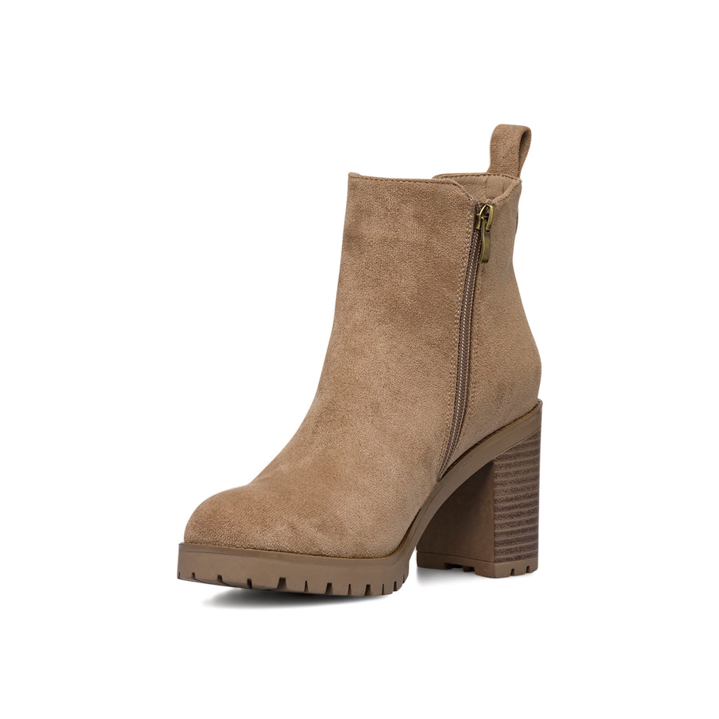 Stivaletti con tacco 8,5 cm taupe da donna Lora Ferres