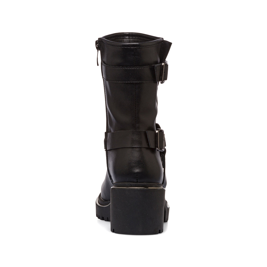 Stivaletti biker con tacco 6 cm neri da donna Lora Ferres