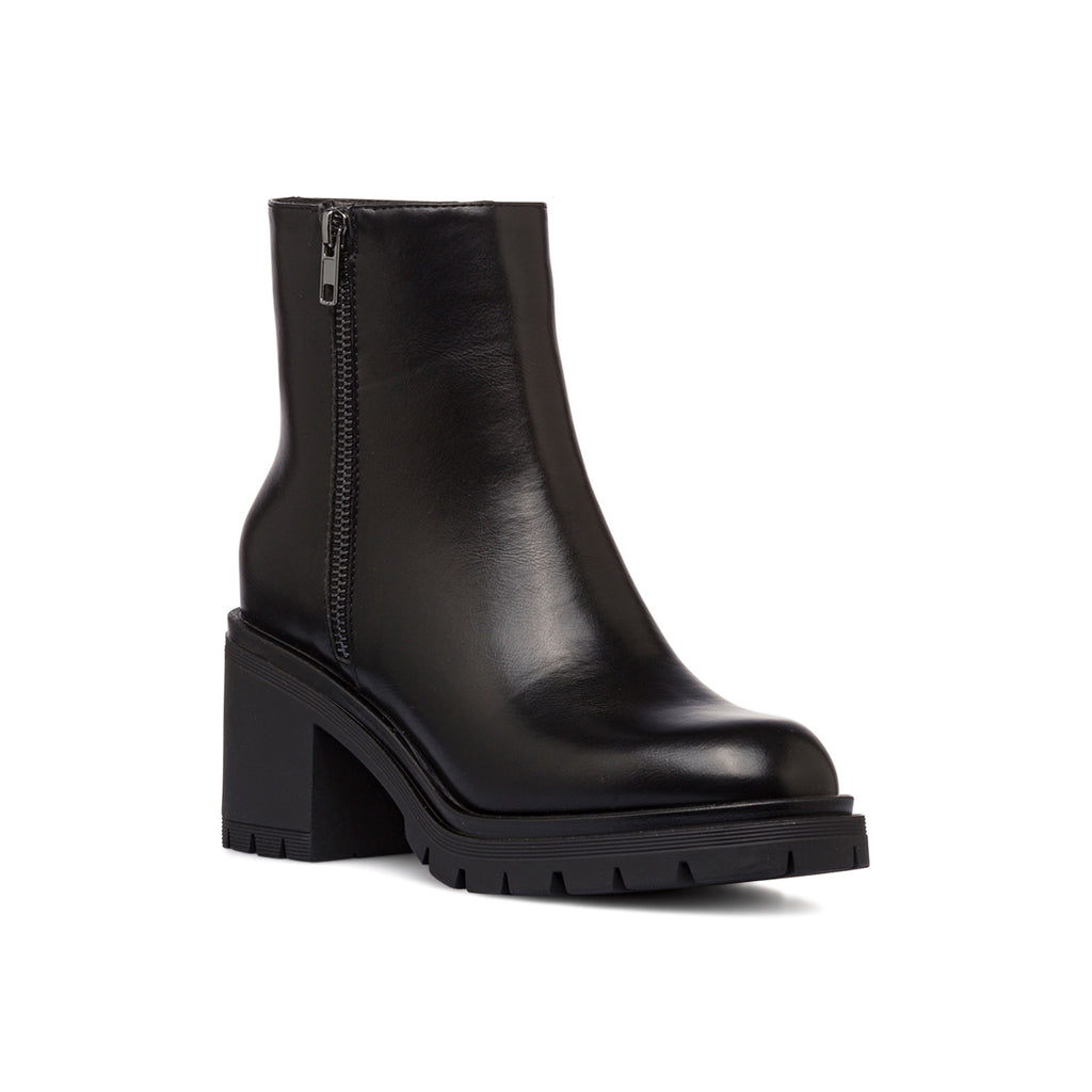 Stivaletti chunky neri con tacco 7,5 cm da donna Lora Ferres