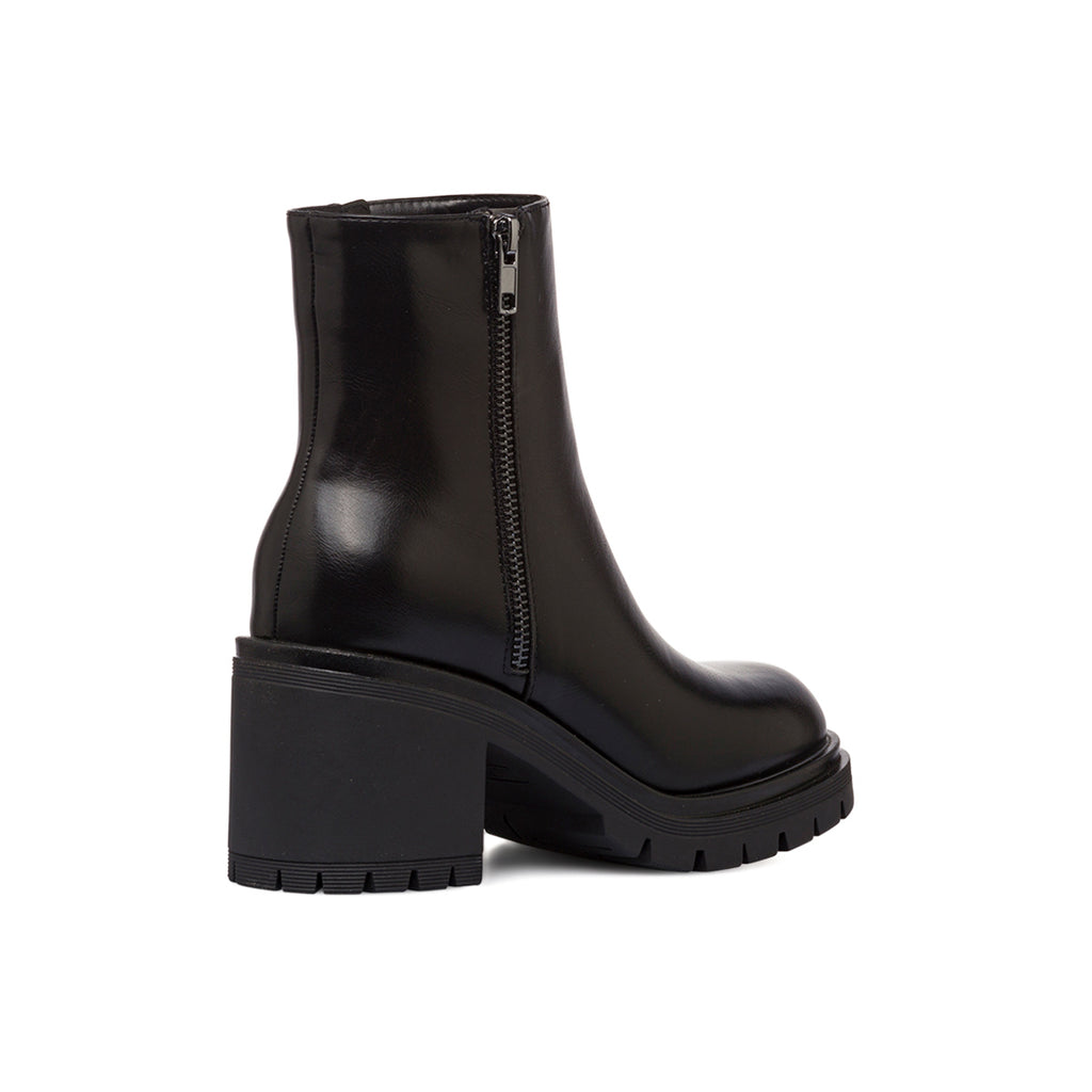 Stivaletti chunky neri con tacco 7,5 cm da donna Lora Ferres