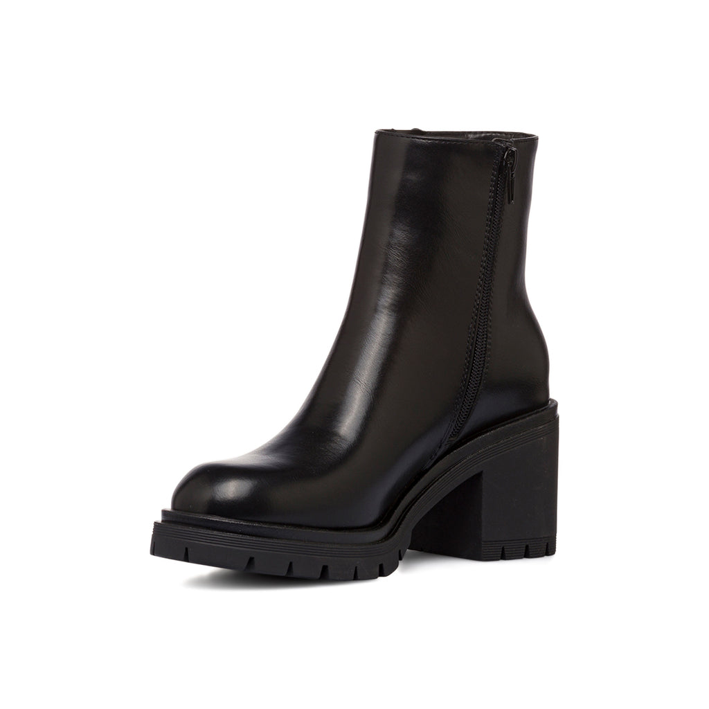 Stivaletti chunky neri con tacco 7,5 cm da donna Lora Ferres