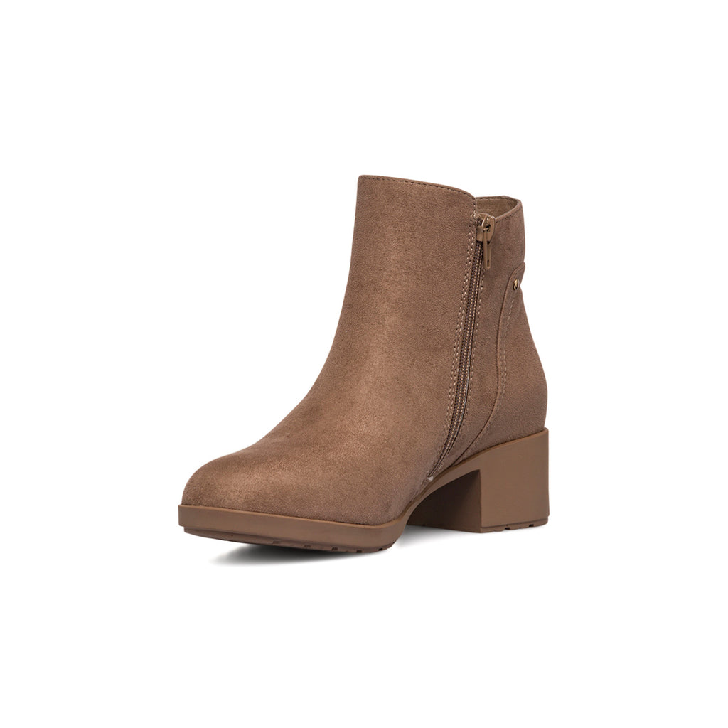 Stivaletti comfort taupe da Donna con tacco 5 cm P Soft