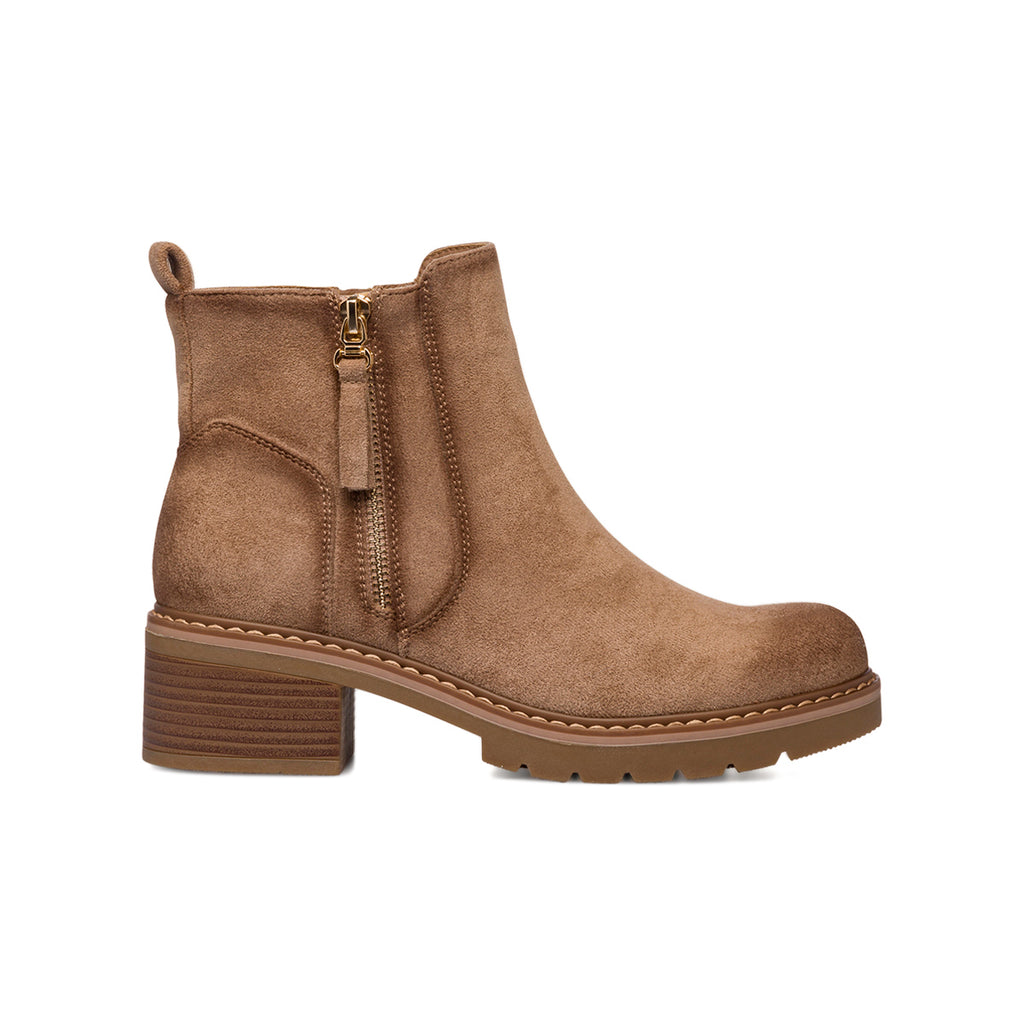Stivaletti khaki da donna effetto scamosciato Lora Ferres