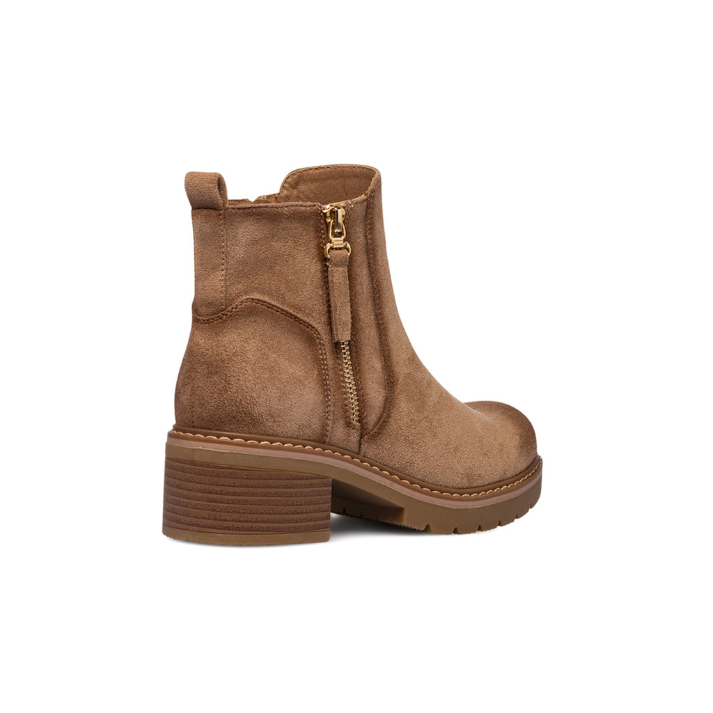 Stivaletti khaki da donna effetto scamosciato Lora Ferres