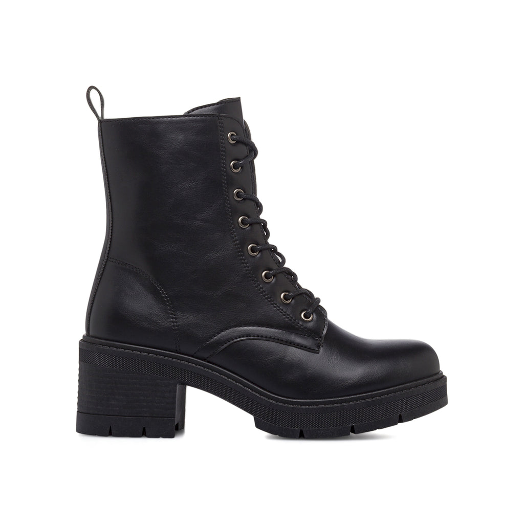 Anfibi neri da Donna con tacco 6 cm Lora Ferres