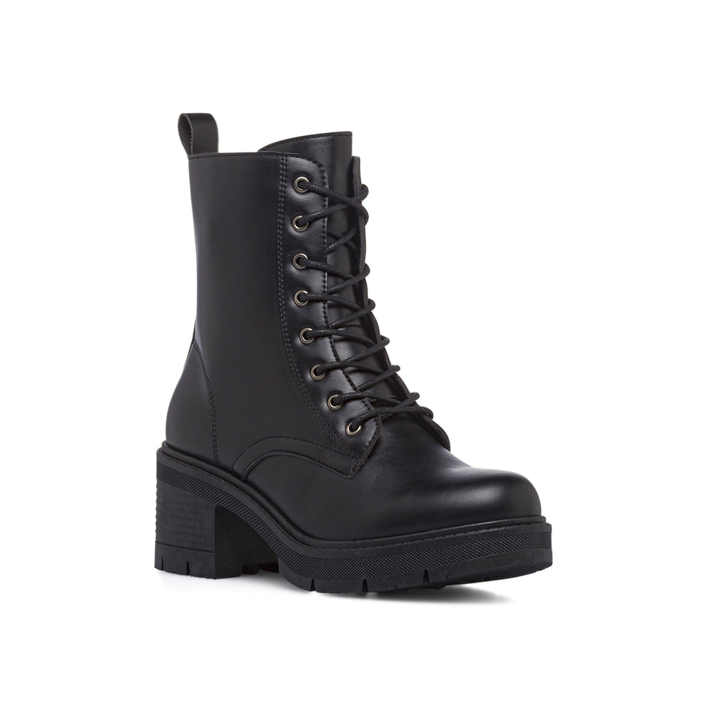 Anfibi neri da Donna con tacco 6 cm Lora Ferres