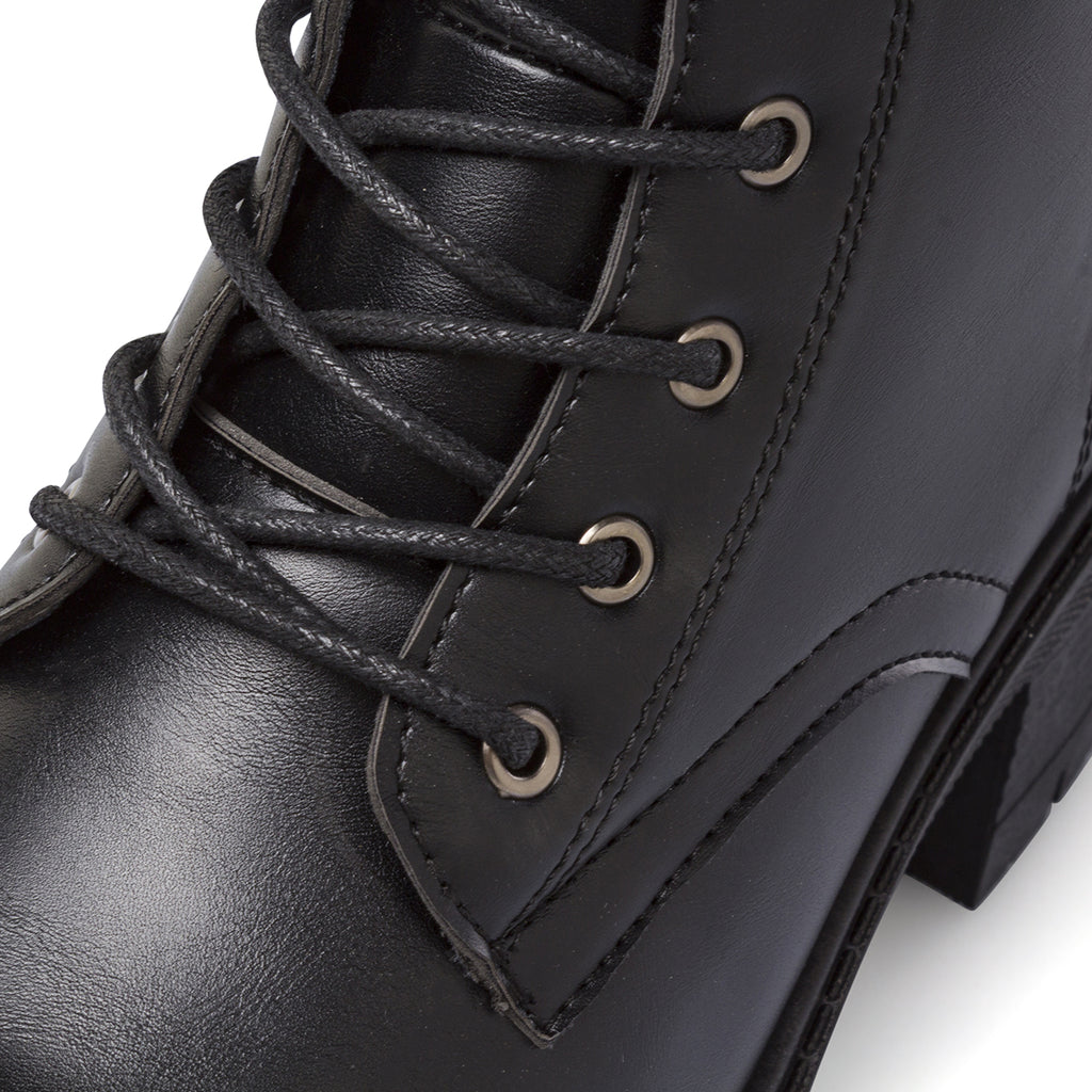 Anfibi neri da Donna con tacco 6 cm Lora Ferres