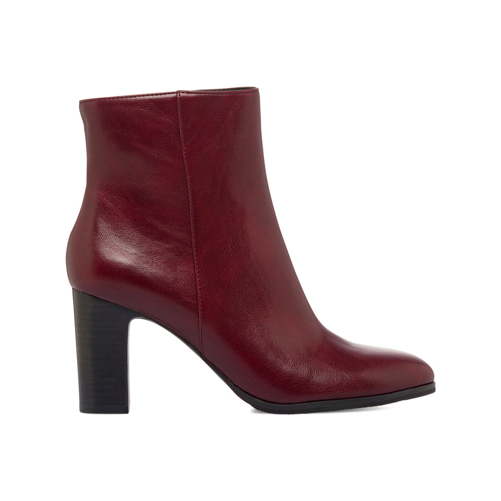 Stivaletti comodi e flessibili bordeaux da Donna con tacco P Smart