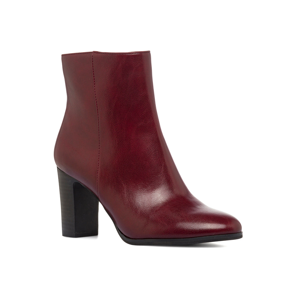 Stivaletti comodi e flessibili bordeaux da Donna con tacco P Smart