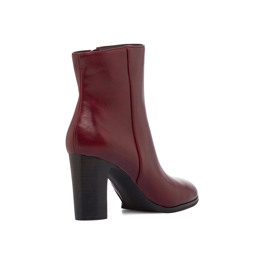 Stivaletti comodi e flessibili bordeaux da Donna con tacco P Smart