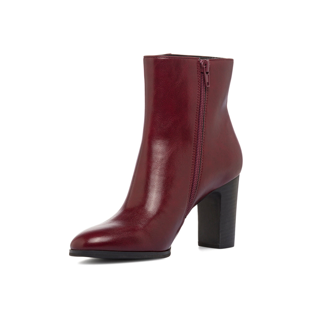 Stivaletti comodi e flessibili bordeaux da Donna con tacco P Smart