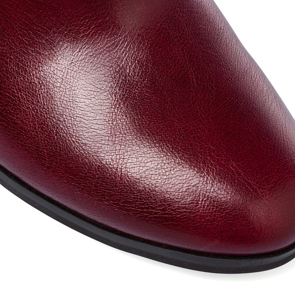 Stivaletti comodi e flessibili bordeaux da Donna con tacco P Smart