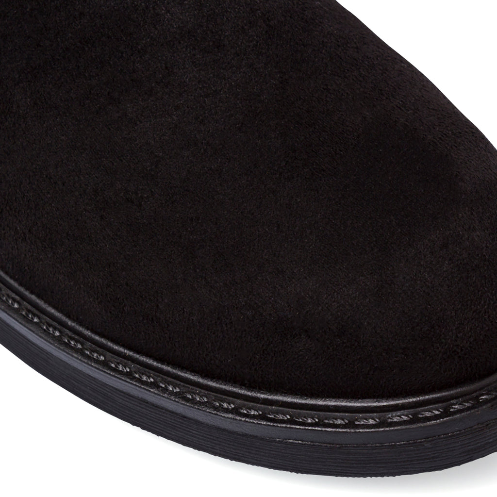 Stivali alti neri da Donna effetto scamosciato Lora Ferres