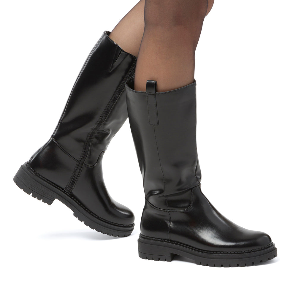 Stivali neri da Donna con zip Swish Jeans