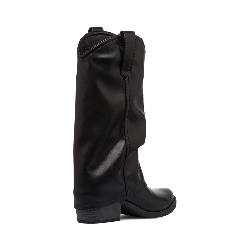 Stivali texani con risvolto neri da Donna con tacco 6 cm Swish Jeans