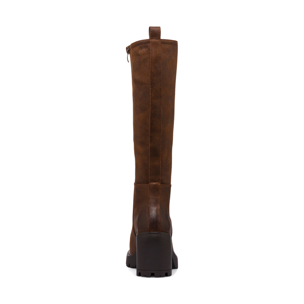 Stivali marroni con tacco 8 cm da Donna Lora Ferres