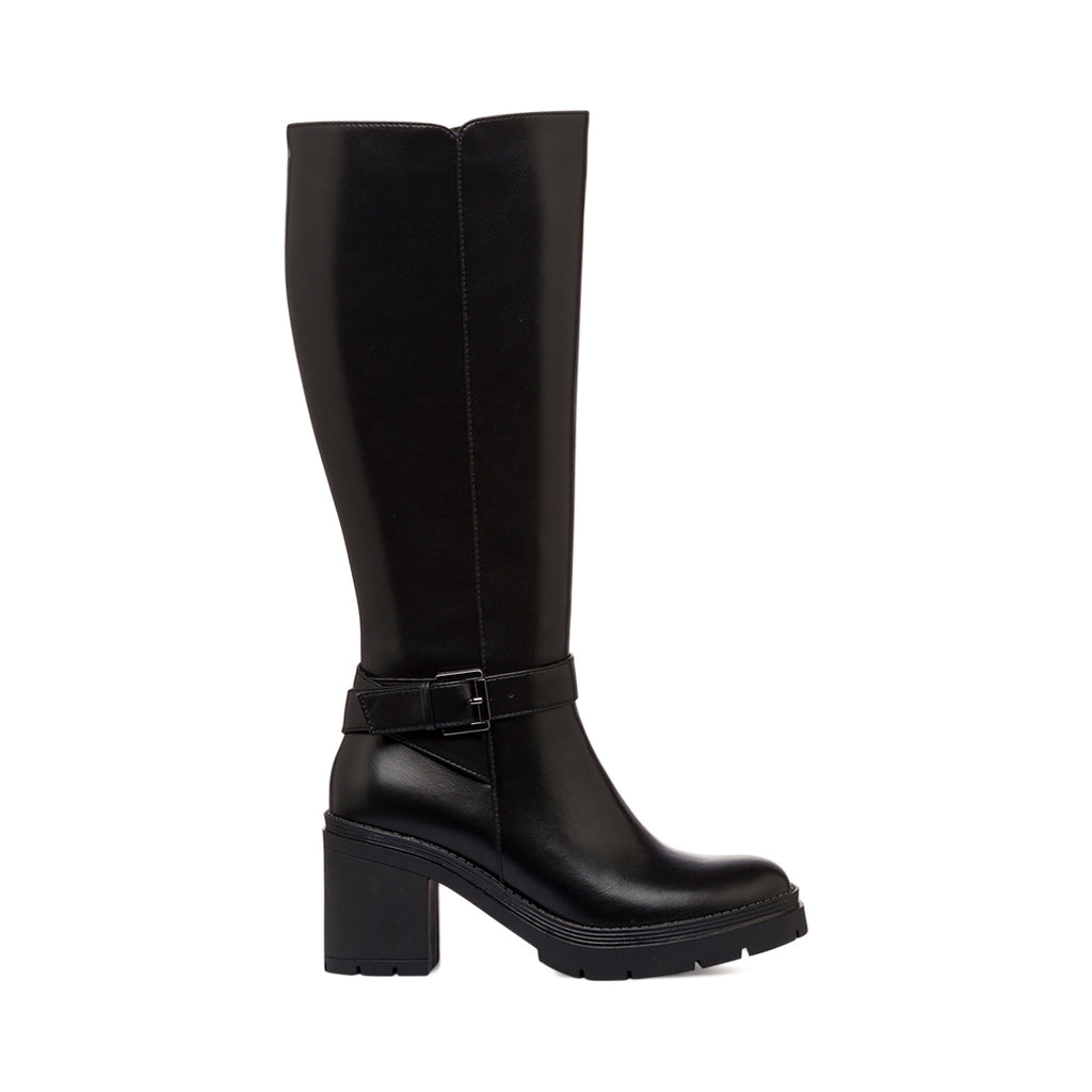Stivali neri da Donna con fibbia e tacco 7,5 cm Swish Jeans
