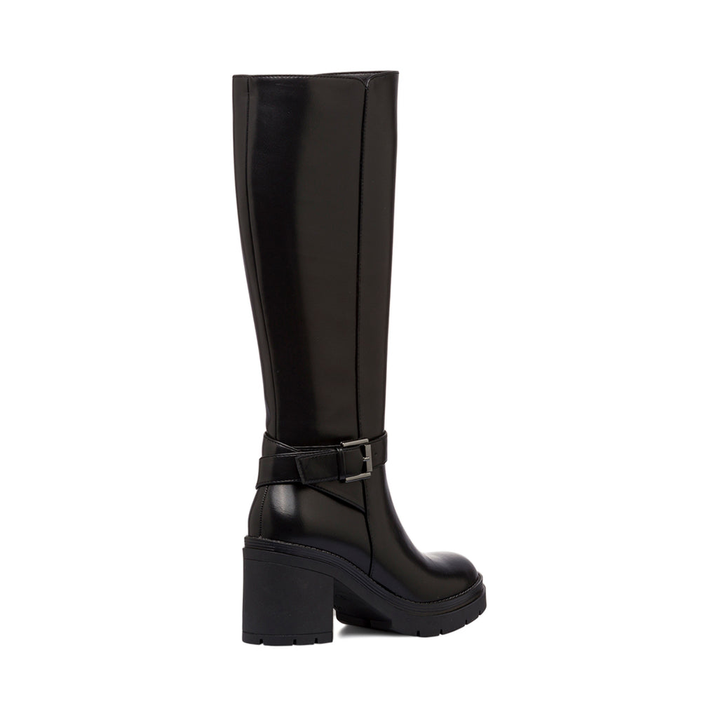 Stivali neri da Donna con fibbia e tacco 7,5 cm Swish Jeans