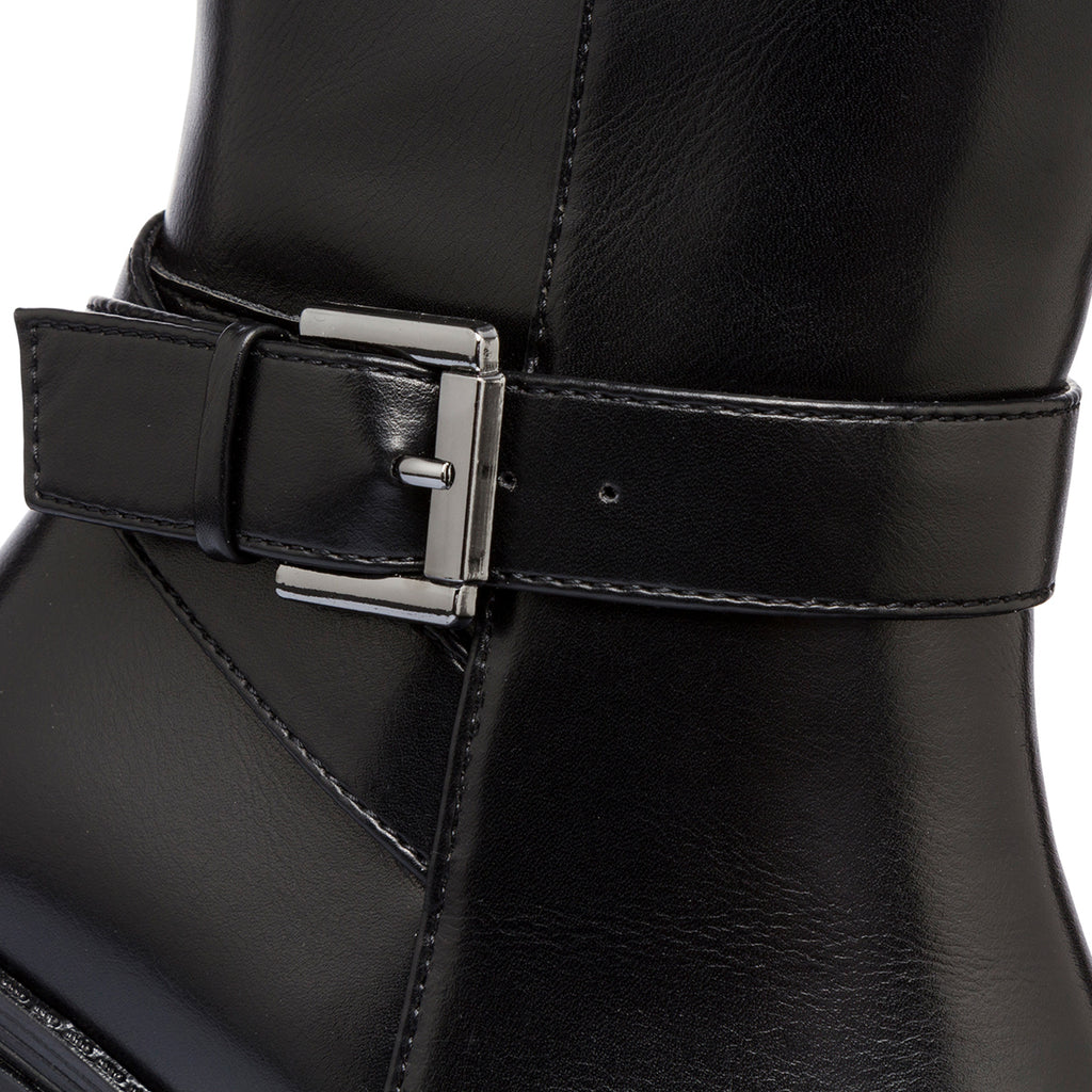 Stivali neri da Donna con fibbia e tacco 7,5 cm Swish Jeans