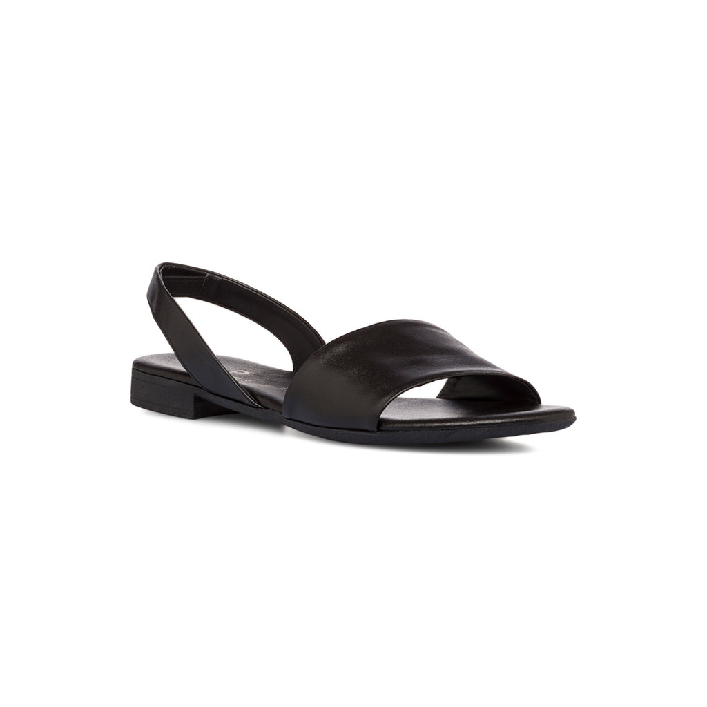 Sandali slingback da donna neri in pelle P Essentials
