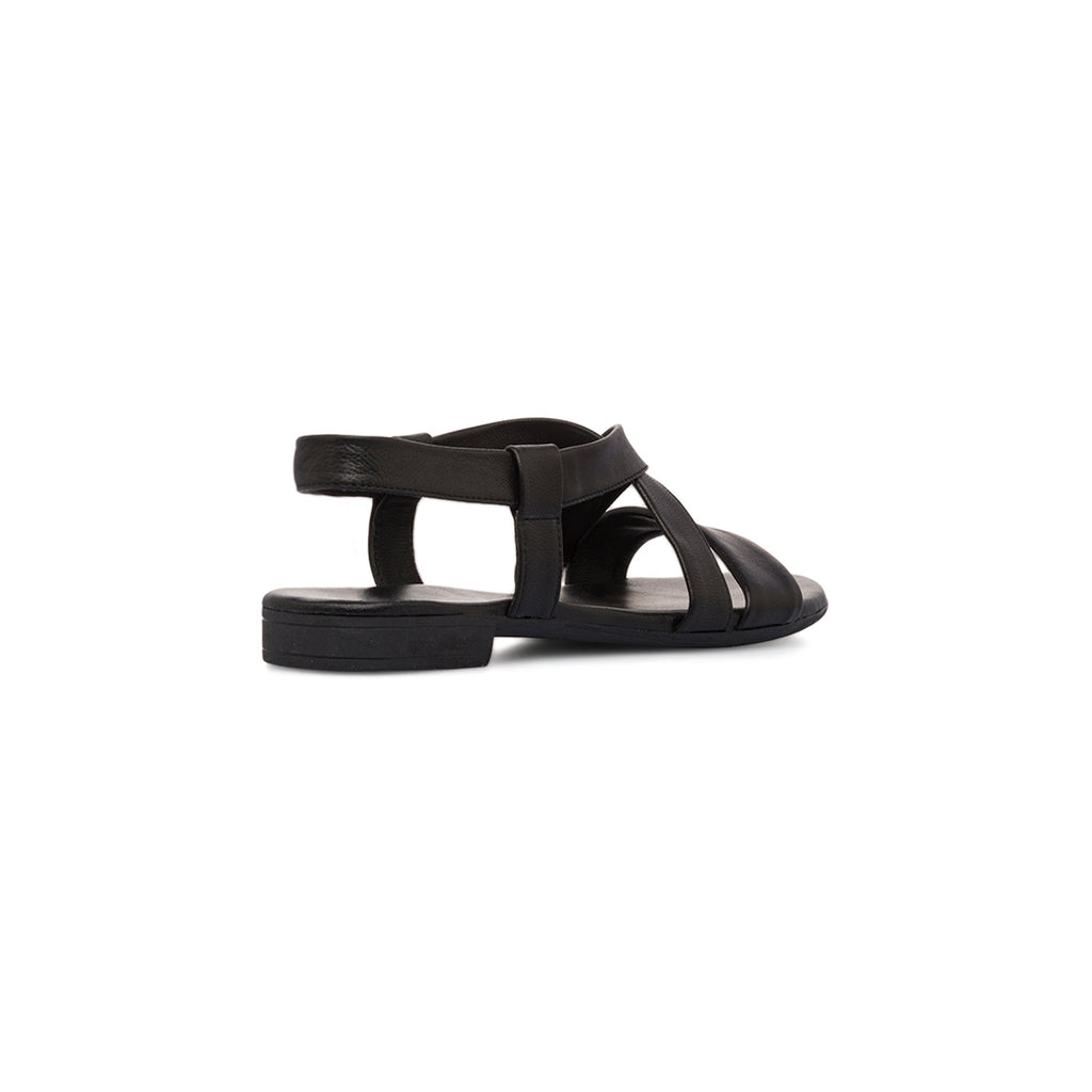 Sandali flat neri da Donna in pelle P Essentials