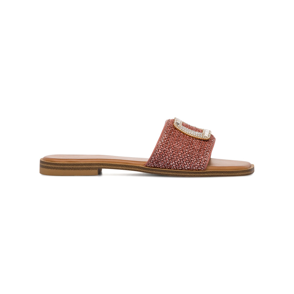 Ciabattine Rosa da Donna con fibbia gioiello Swish Jeans