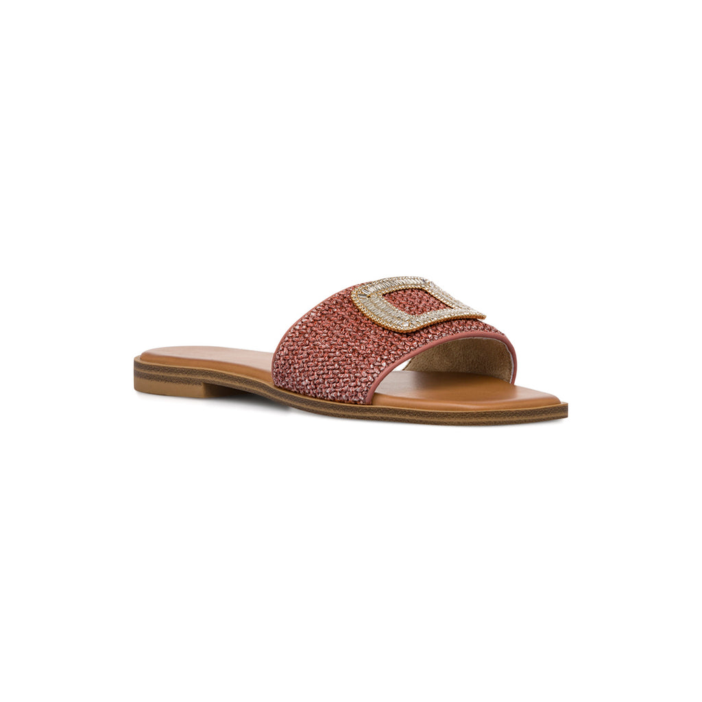 Ciabattine Rosa da Donna con fibbia gioiello Swish Jeans