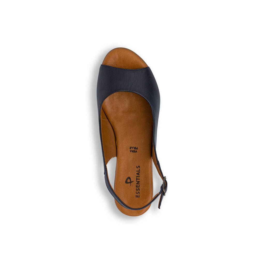 Sandali blu da Donna in pelle con cinturino alla caviglia P Essentials