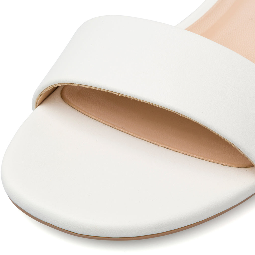 Sandali Bianchi da Donna con Tacco a Rocchetto 5,5 cm Lora Ferres