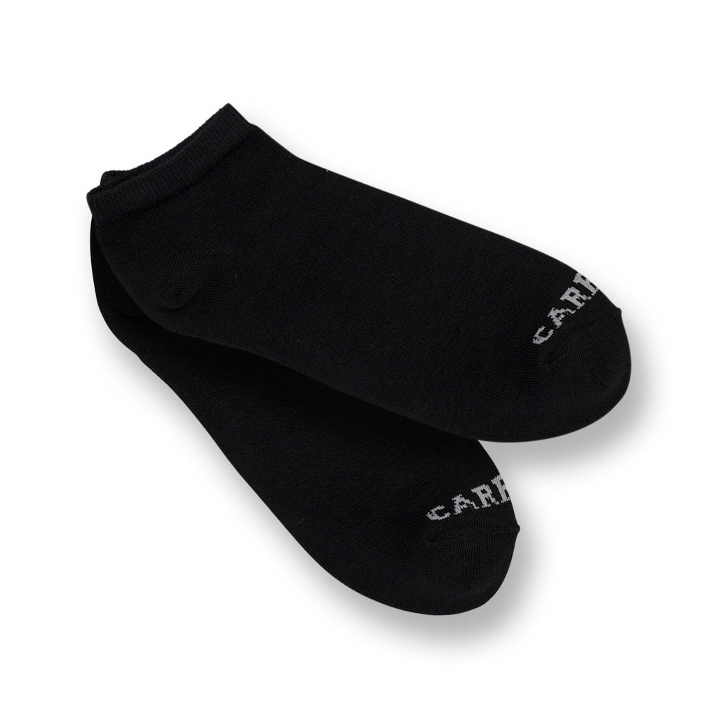 Carrera Jeans 7 Paia Calzini Neri da Unisex con logo frontale